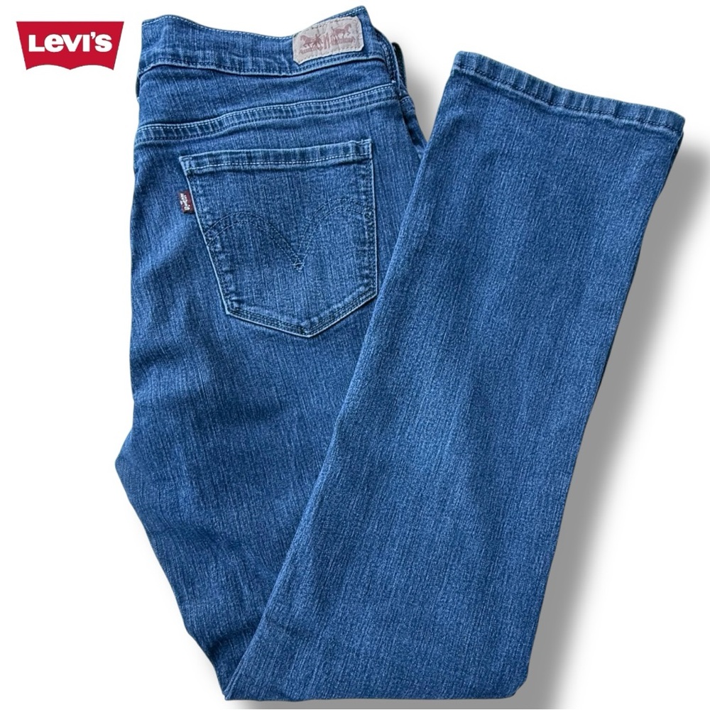 Levi’s 505 Women's Straight Leg Jeans Blue Mid Wash 
Denim | Sz 10